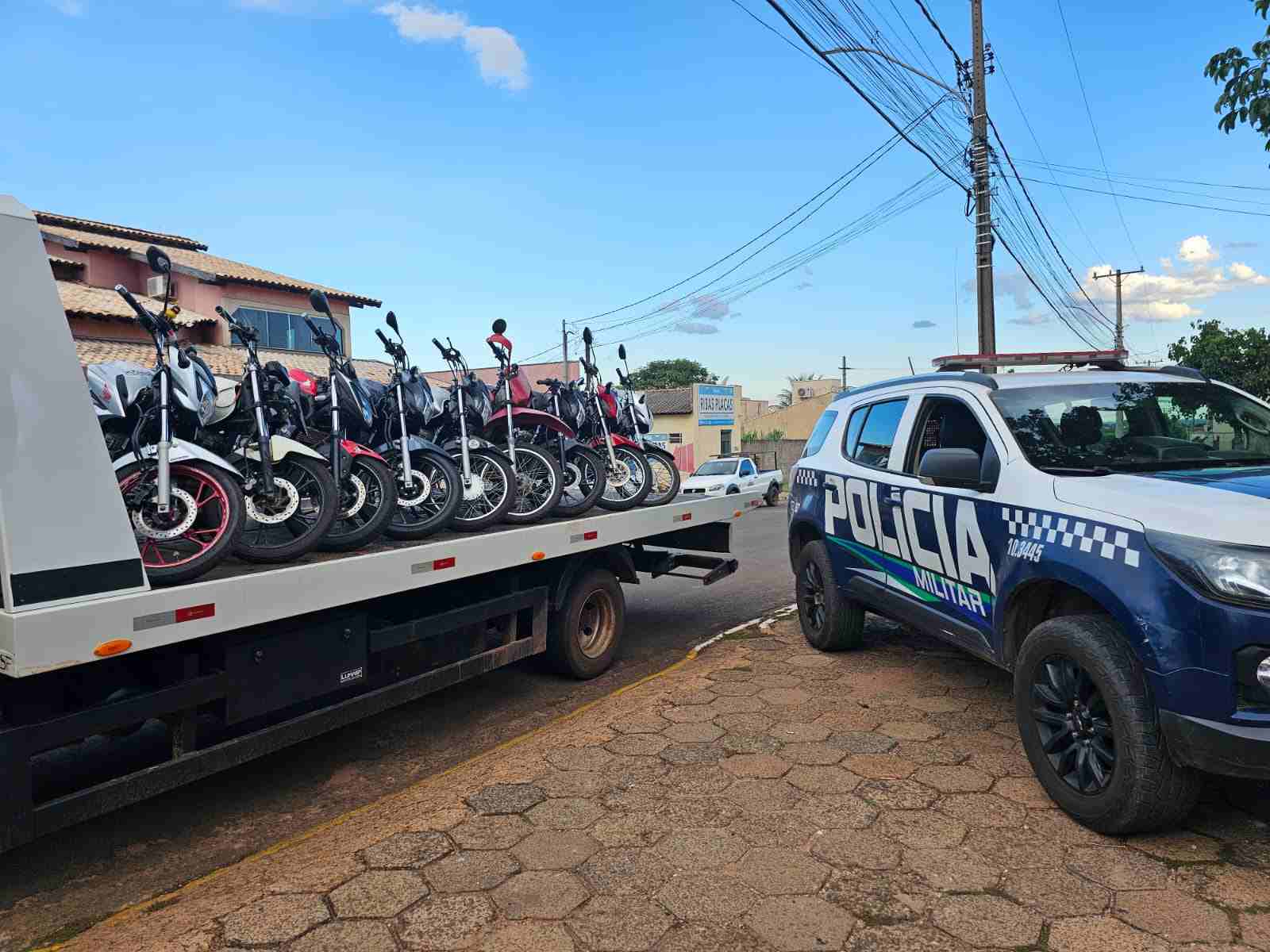 Operação 'Randandan' apreendeu 9 motos em Ribas do Rio Pardo
